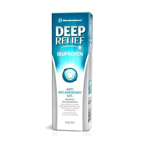 Deep Relief Ibuprofen Gel 50g | Matakana Pharmacy